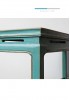 Adana Console Table W100 - Peacock Blue - Last one